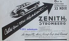Publicite zenith stromberg d'occasion  Cires-lès-Mello