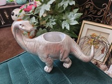 Silver resin brontosaurus for sale  WAKEFIELD