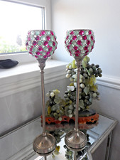 Crystal candlestick candelabra for sale  TELFORD