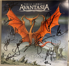 AVANTASIA "Here Be Dragons" ASSINADO POR 11 LP de vinil em pessoa / comprar usado  Enviando para Brazil