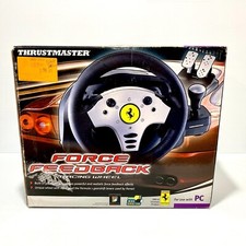 Thrustmaster Ferrari Force Feedback roda de corrida com caixa, pedais - postagem gratuita comprar usado  Enviando para Brazil