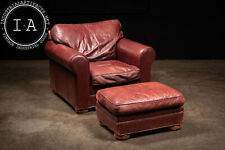 Contemporary burgundy leather for sale  Dekalb