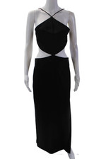 Vestido corpete flutuante Ronny Kobo feminino um ombro sem costas preto tamanho P, usado comprar usado  Enviando para Brazil