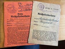 Reichskleiderkarte bezugsschei gebraucht kaufen  Berlin