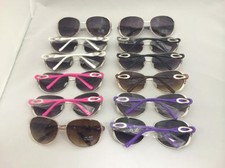 ÓCULOS DE SOL FEMININO DA MODA COM ARMAÇÃO DE METAL E1026 atacado 12 pares comprar usado  Enviando para Brazil