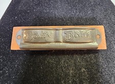 Antiga banda de bebê harmônica Japão metal e madeira 4 polegadas-B7, usado comprar usado  Enviando para Brazil