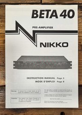 Nikko beta preamp for sale  Portland