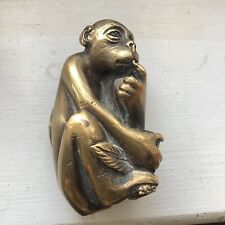 Brass bronze monkey for sale  TELFORD