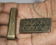 Moldura De Joyería Grabada Con Diseño Hermoso De Latón Antiguo 39 comprar usado  Enviando para Brazil