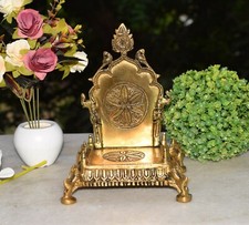 Usado, Trono de latão com elefante pavão e lótus Singhasan para decoração Pooja MK009 comprar usado Usado, Trono de latão com elefante pavão e lótus Singhasan para decoração Pooja MK009 comprar usado  Enviando para Brazil