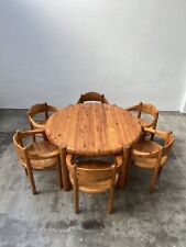 Rainer Daumiller Pine Dining Set Table + 6 Chairs  Hirtshals S3 Design Danish, usado comprar usado  Enviando para Brazil