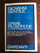 Opere filosofiche gentile usato  Milano