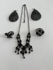 Black rhinestone jewelry for sale  Rome