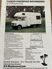 Florida coachbuilt motorhomes for sale  KENDAL