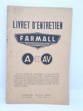 Ancien livret entretien d'occasion  Poitiers