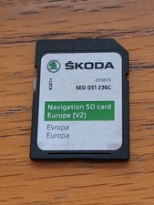 Skoda nav card for sale  LEEDS