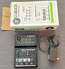 Mixer compacto Mackie Mix5 5 canais 1 entrada de microfone/linha com equalizador de 2 bandas na caixa mix 5 comprar usado  Enviando para Brazil