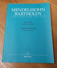 Mendelssohn bartholdy sonata for sale  NEWCASTLE EMLYN