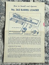 Vintage instructions lionel for sale  New Paris