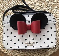 Bolsa tiracolo Kate Spade Disney nova com etiquetas Minnie Mouse branca preta vermelha arco comprar usado  Enviando para Brazil