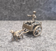 Vintage silberfigur hundekarre gebraucht kaufen  Düren