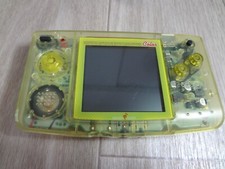 Sistema de console snk neo geo bolso cor cristal claro amarelo trabalho testado comprar usado  Enviando para Brazil