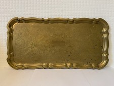 Vintage rectangular brass for sale  SHIFNAL