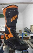 KTM Moto Cuero Botas Largas Carreras Motocicleta Hombres Cuero Zapatos para Montar CE segunda mano  Embacar hacia Mexico