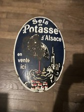 Plaque émaillée potasse d'occasion  Chaulnes