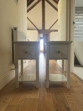 Pair white wooden for sale  KETTERING
