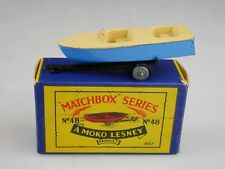 48a Meteor Sports Boat & Trailer - 31481 Matchbox Regular Wheels Lesney comprar usado  Enviando para Brazil