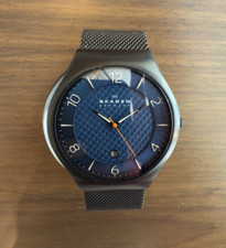 Usado, Relógio masculino Skagen Grenen SKW6147 titânio – coleção Shadow Ice azul fosco comprar usado  Enviando para Brazil