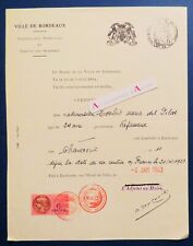 City bordeaux 1943 d'occasion  Expédié en Belgium