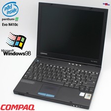 Netbook Notebook Compaq Evo N410C Intel Pentium 3 III 1000MHZ Portátil Windows comprar usado  Enviando para Brazil