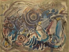 Abstract watercolour style for sale  BLANDFORD FORUM
