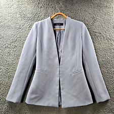 Jaqueta Blazer Feminina Zara Tamanho XS Azul Manga Longa Decote V comprar usado  Enviando para Brazil