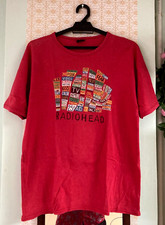 Camisa promocional vintage Radiohead Hail to the Thief logotipo OK computador grande comprar usado  Enviando para Brazil