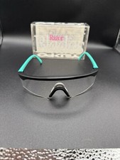 Lentes Oakley Razor Blade Gen 1 preto fosco/turquesa transparente  comprar usado  Enviando para Brazil