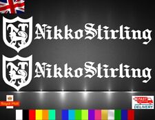 Nikko stirling sticker for sale  BRIDGEND