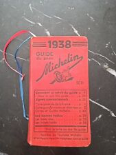 guide michelin 1938 d'occasion  Paris XIX