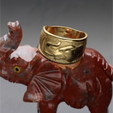 Anello vintage elefante usato  Sustinente