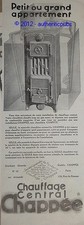 1929 advertisement central d'occasion  Expédié en Belgium