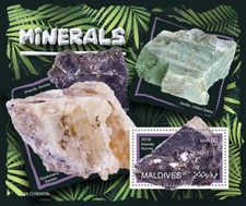 Minerals stamps maldives for sale  FALMOUTH