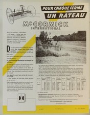 Prospectus brochure rateau d'occasion  Auneau