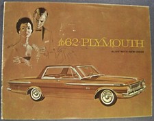 1962 plymouth brochure for sale  Olympia