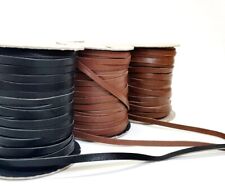 Cordão tanga de couro genuíno liso 6 mm várias cores e comprimentos comprar usado  Enviando para Brazil