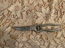 Tesouras de aço inoxidável vintage ECEF Itália 10 polegadas ferramenta de corte para aves de cozinha, usado comprar usado  Enviando para Brazil