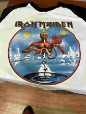 Iron Maiden European Tour 1988 Seventh Son of a Seventh Son Raglan P a 3XL comprar usado  Enviando para Brazil