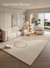 Tapete listrado minimalista grande área sala tapete de veludo tapete confortável comprar usado  Enviando para Brazil