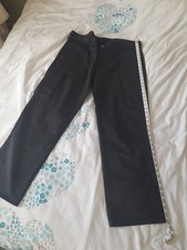 Mens black cargo for sale  LLANELLI